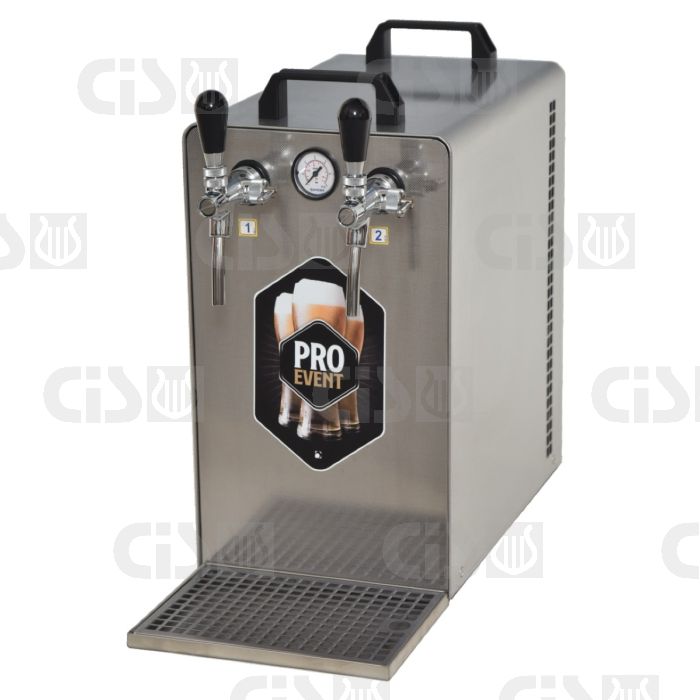 Cooler over counter 2 ways PRO EVENT S 2A CG - built in air compressor