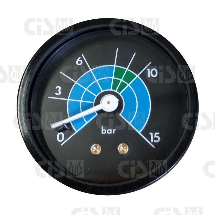 Manometer Ø57 0-15 bar - Anschluss G1/8