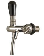 Stainless steel compensator beer tap