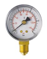Low pressure gauge ø50-scale bar /psi- 10 bar-4.8 bar release sign